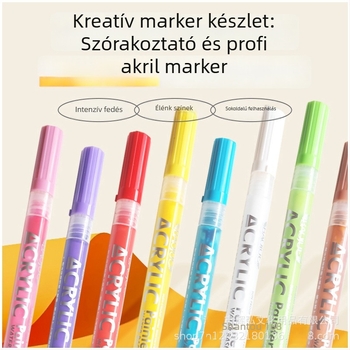 Baojue akril marker készlet, fakulásálló, diákok számára, kézi festéshez