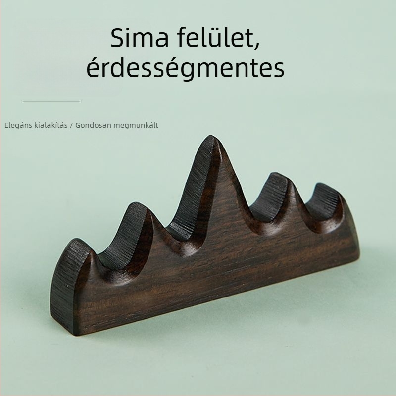 Fából készült ecsettartó kalligráfiához és kínai festészethez (Anyag: Szilárdfa; Modell: Egyéb; Specifikációk: Egyéb)