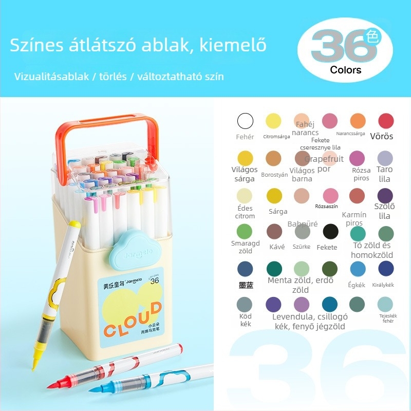 Meile Childhood – Gyerekeknek szánt folyékony akril marker – 24 töltőszín, alapcsomagolás