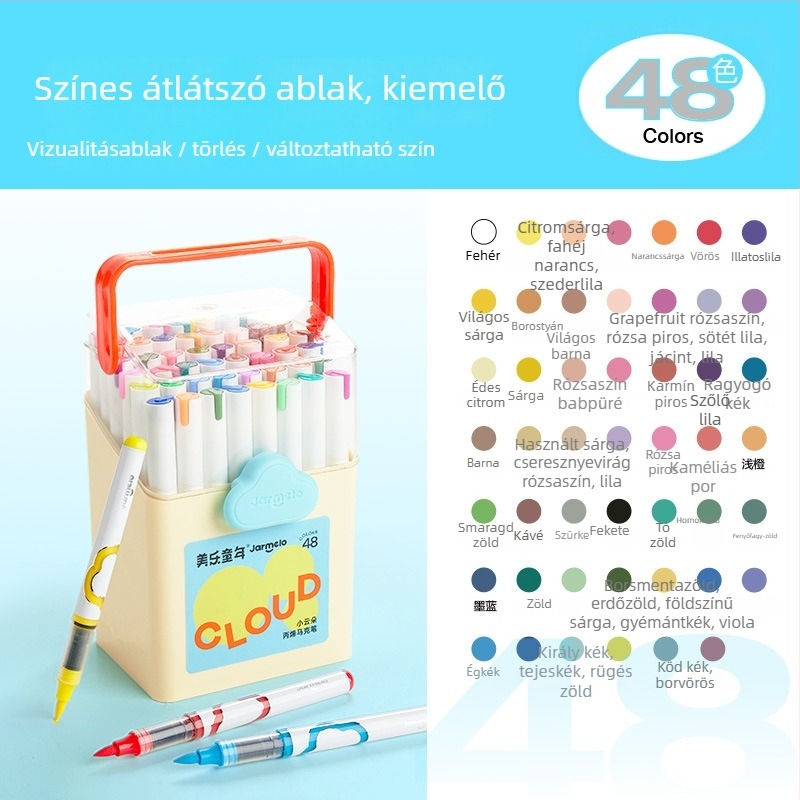 Meile Childhood – Gyerekeknek szánt folyékony akril marker – 24 töltőszín, alapcsomagolás