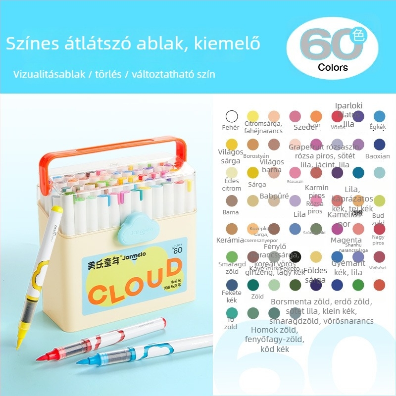 Meile Childhood – Gyerekeknek szánt folyékony akril marker – 24 töltőszín, alapcsomagolás