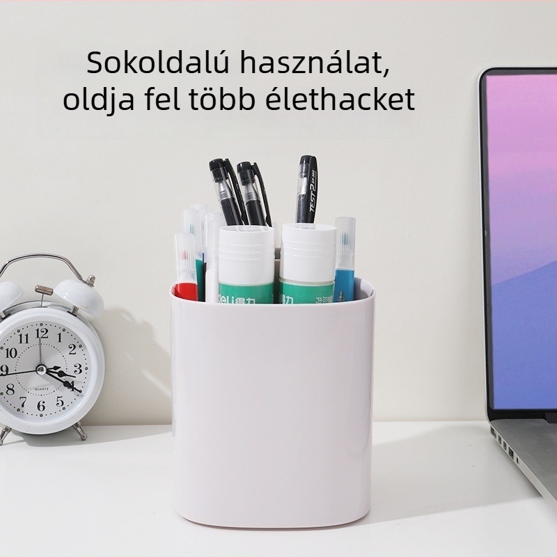Sminktároló doboz – PP műanyag, modell 65256, többfunkciós, 0,5 L kapacitás, fedél nélküli