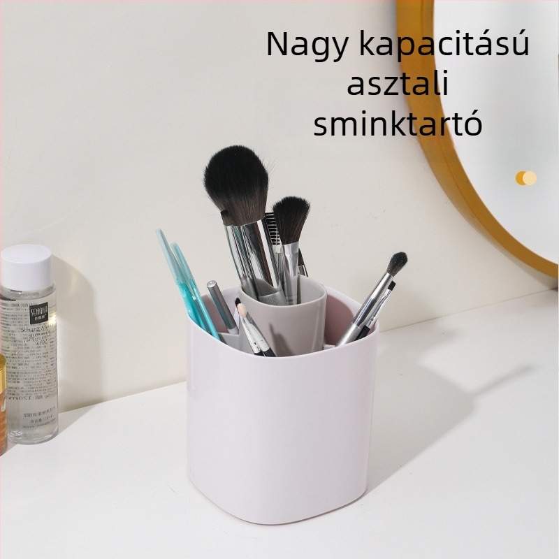Sminktároló doboz – PP műanyag, modell 65256, többfunkciós, 0,5 L kapacitás, fedél nélküli