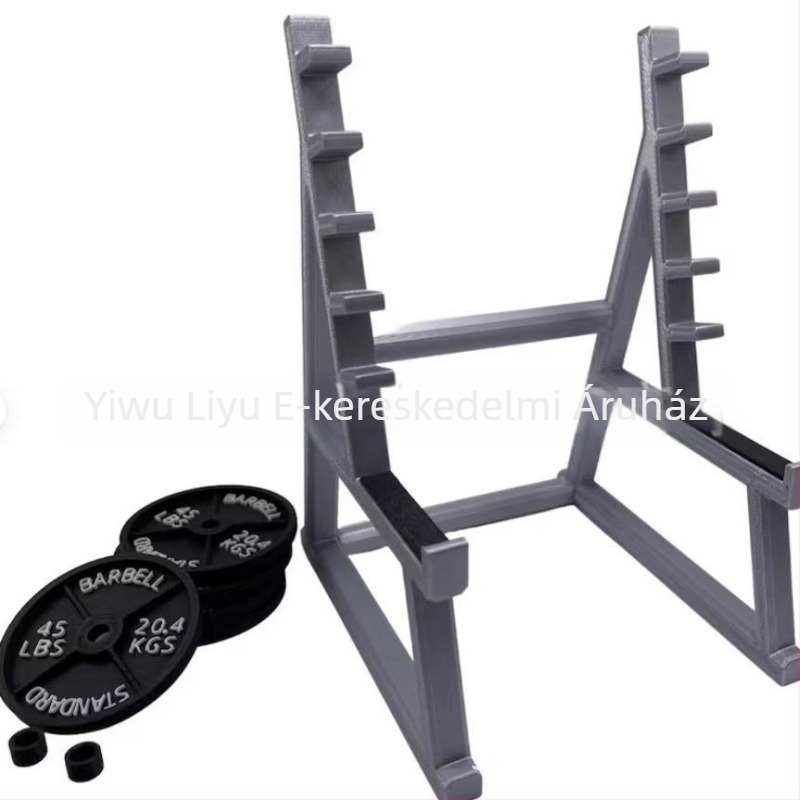 Squat Rack tolltartó – műanyag, négyzetes modell, logónyomtatás elérhető, testreszabás nélkül
