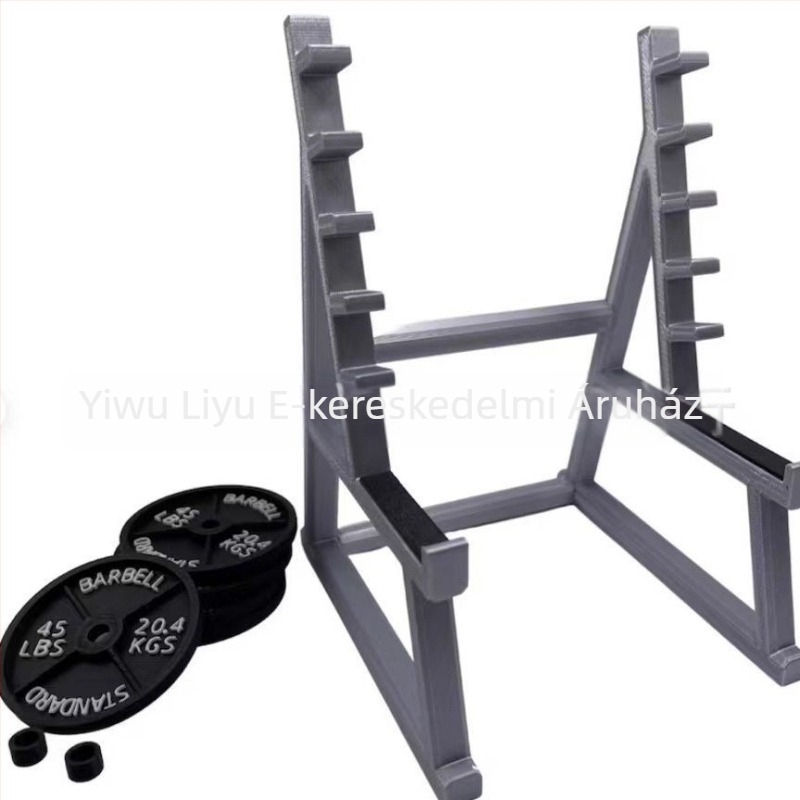 Squat Rack tolltartó – műanyag, négyzetes modell, logónyomtatás elérhető, testreszabás nélkül