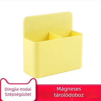 Fali tolltartó – műanyag, mágneses dizájn, négyzet alakú, modell XY-8