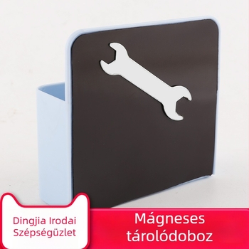 Fali tolltartó – műanyag, mágneses dizájn, négyzet alakú, modell XY-8