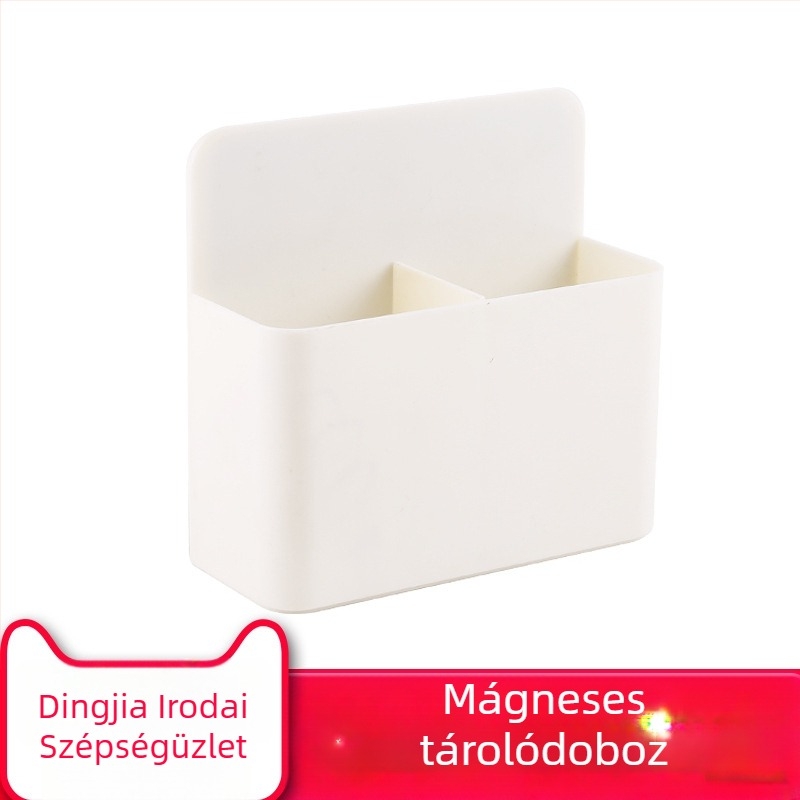 Fali tolltartó – műanyag, mágneses dizájn, négyzet alakú, modell XY-8