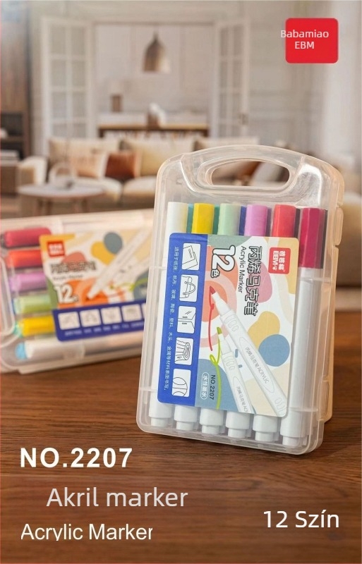 Barba Cat akril filctollak graffitihez, vízbázisú pigmentfilctollak, utántölthető, DIY művészet