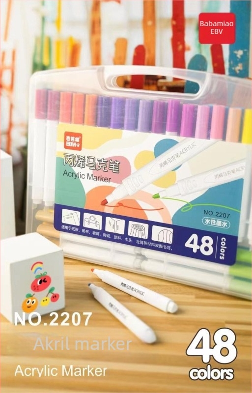 Barba Cat akril filctollak graffitihez, vízbázisú pigmentfilctollak, utántölthető, DIY művészet