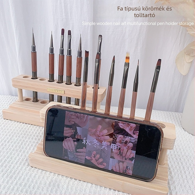 Gél-manikűr tolltartó – többfunkciós asztali tároló - hazai márka, importálatlan