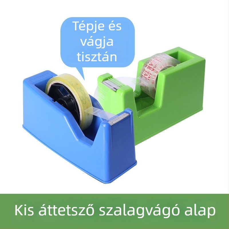 Szalagvágó készülék 202/200 – Műanyag, tengelyátmérő 19 mm, nettó súly 0,4/1,48 kg; alkalmas irodára, otthonra, raktárra, szupermarketre.