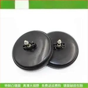 Elektromos háromkerekű tricikli tetővel és hátsó tükrökkel, mezőgazdasági felhasználású tricikli tükrök, konvex és kerek tükrök, nagyok és kicsik