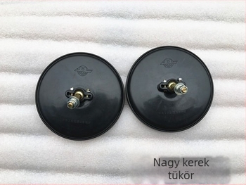 Elektromos háromkerekű tricikli tetővel és hátsó tükrökkel, mezőgazdasági felhasználású tricikli tükrök, konvex és kerek tükrök, nagyok és kicsik