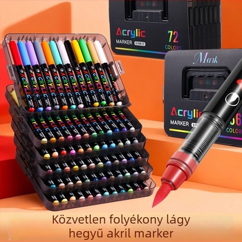 Haoyue folyékony akril marker – diákoknak és művészeknek, puha hegy, ajándék dobozos csomagolásban