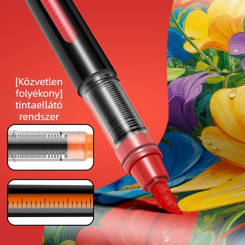 Haoyue folyékony akril marker – diákoknak és művészeknek, puha hegy, ajándék dobozos csomagolásban