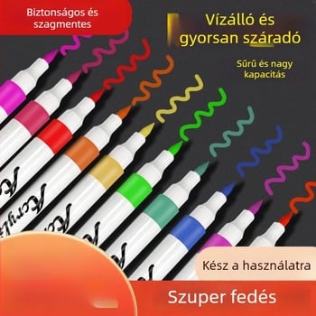 Akril filctollak, 60 darab, márka Looking for a bear, opák és egymásra tehetőek