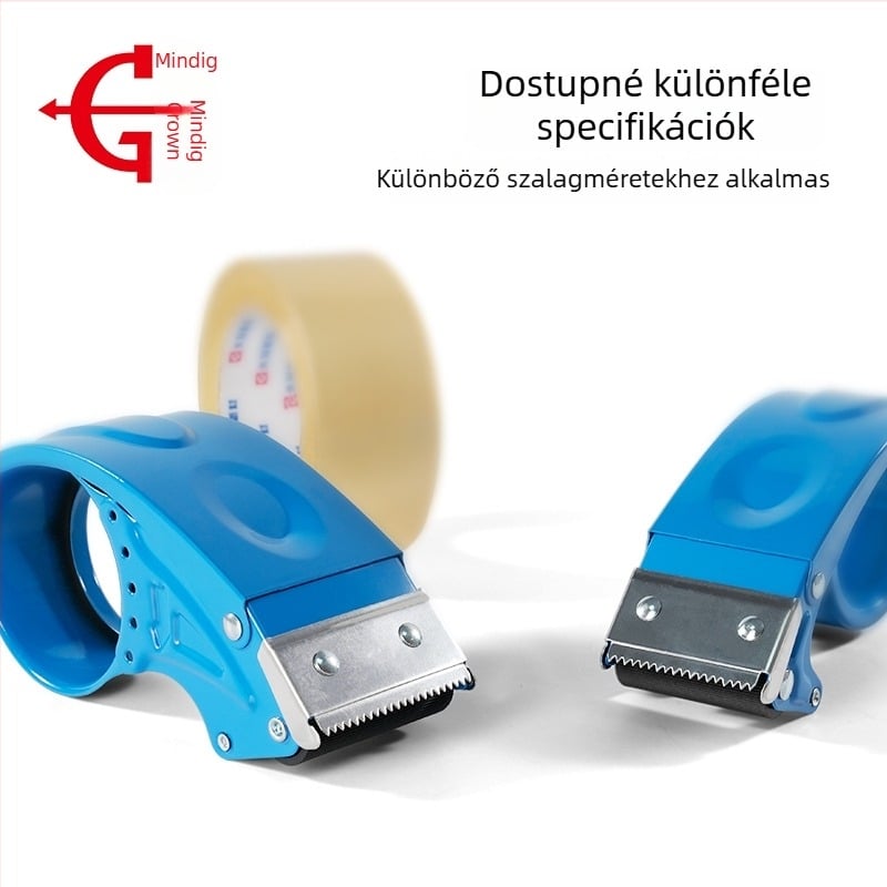 Kartonzáró ragasztószalag adagoló – műanyag, testreszabható, legfeljebb 60 mm ragasztószalag szélesség, zárási feladatokra