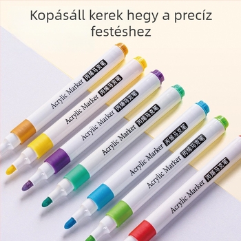 Egyfejű akrilmarker — vízbázisú tinta; vonalvastagság: durva; csomagolás: alap; márka: Fast as wind