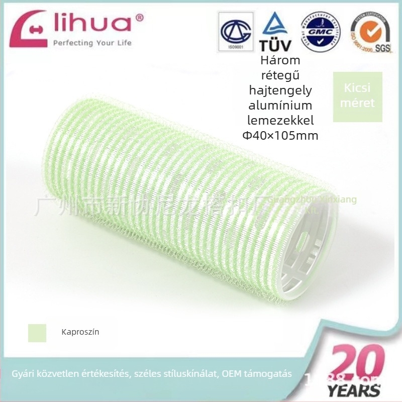 Öntapadós hajhenger frufruhoz, Xinxie curling barrel, anyag: nylon + alumíniumlemez + új műanyag mag