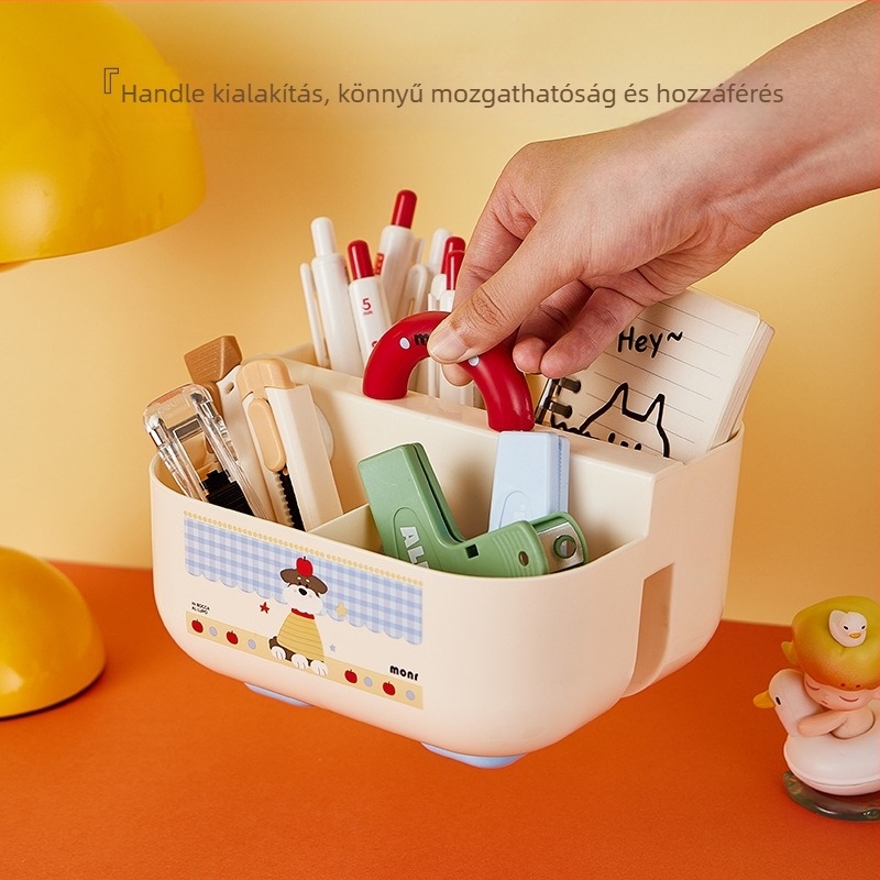 Irodai tolltartó rekeszekkel Tb-2565, PP műanyag, prémium érzet