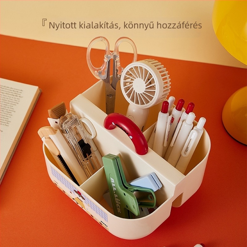 Irodai tolltartó rekeszekkel Tb-2565, PP műanyag, prémium érzet