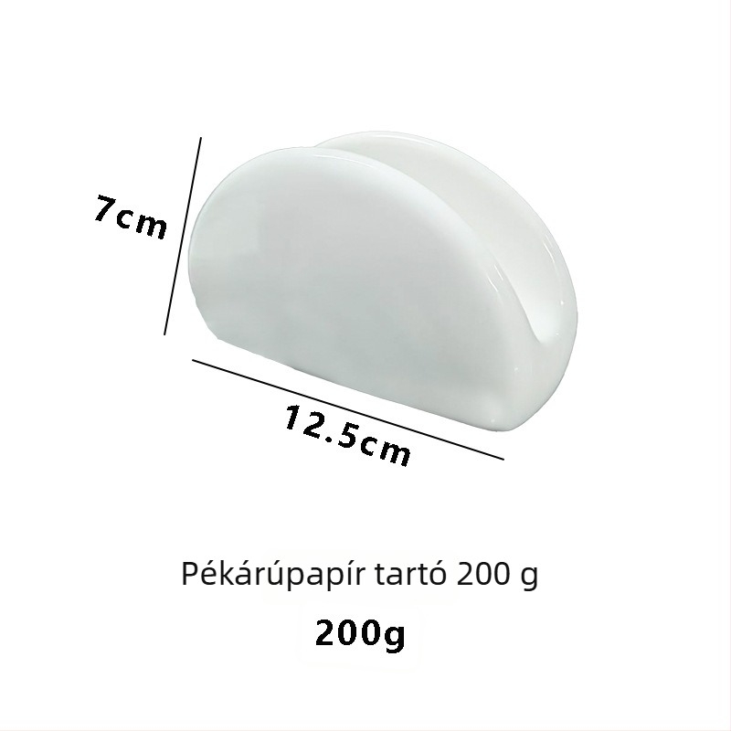 Kerámiából készült szalvétatartó és névjegykártya-tartó éttermeknek - Nordic stílus, kézzel készített, testreszabható