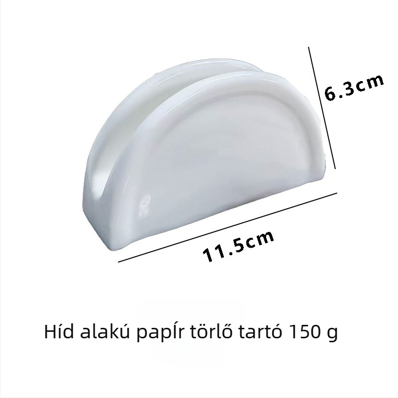 Kerámiából készült szalvétatartó és névjegykártya-tartó éttermeknek - Nordic stílus, kézzel készített, testreszabható