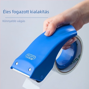 Dobozzáró készülék ragasztószalag alapú és vágóval – Morning Light AJD97368, műanyag, szalag szélessége legfeljebb 60 mm, tengely átmérője 63 mm, nettó tömeg 144 g