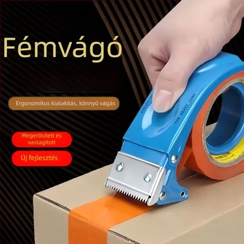 Fém doboz záró, vasból készült test, szélesség szalag 40–60 mm, tengelyátmérő 7,6 cm, nettó tömeg 180 g