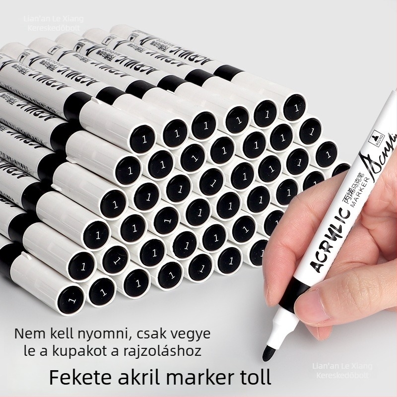 Iskolákhoz és óvodákhoz szóló akril marker toll, víz alapú, átlátszatlan, mosható, rétegződhető