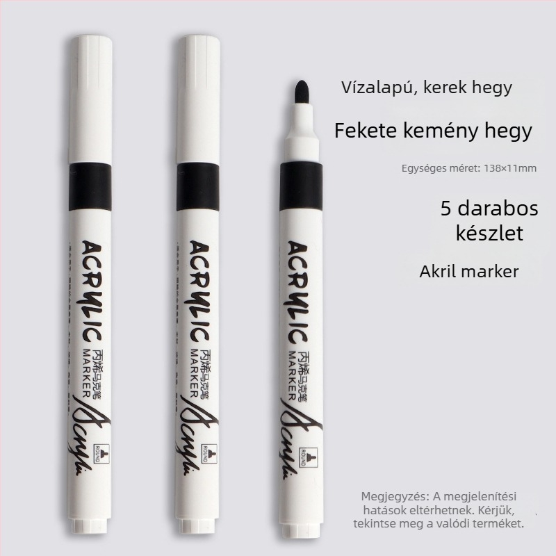 Iskolákhoz és óvodákhoz szóló akril marker toll, víz alapú, átlátszatlan, mosható, rétegződhető