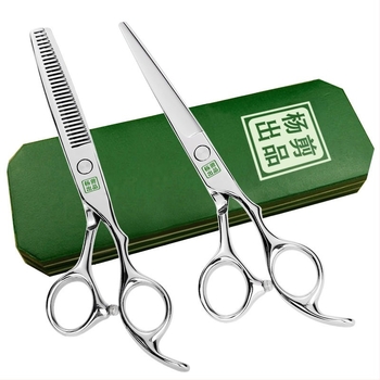 Yang hajolló – professzionális tömörítő olló lapos fogakkal, éles pengékkel