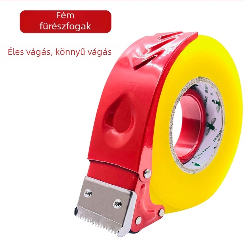 Teljesen vasból készült csomagoló szalagvágó, 45 cm × 6 cm, kartondoboz lezáró készülék