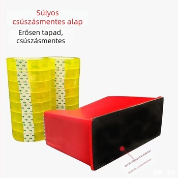 Iroda szalag alap átlátszó vágóval, virágos és textile szalagokhoz — középső átmérő 20 mm, nettó tömeg 500 g, feldolgozás testreszabható
