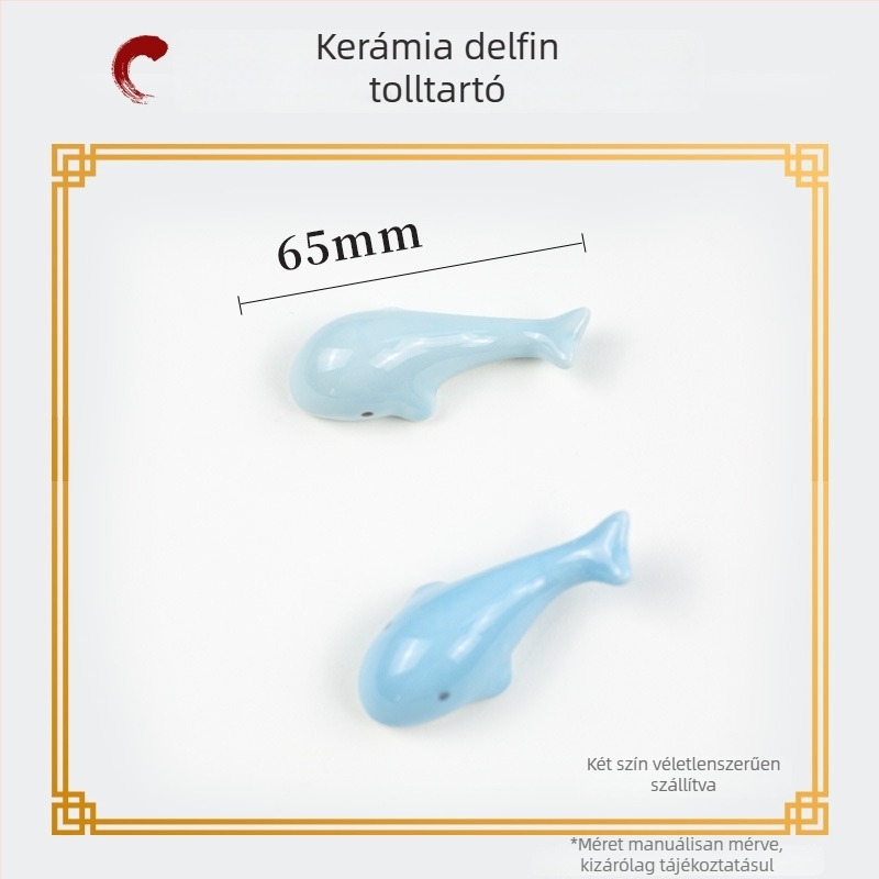 Kaligráfia ecsetek tartója hegyes formában, motívum pillangó-delfin (Brand art, Anyag műanyag, Modell 023568956)