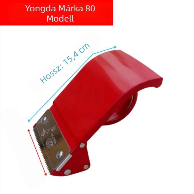 Yongda fém szalagvágó, 80 mm szalag szélesség, vasból készült, modell 80, szalag tengely 8 mm, nettó súly 30 kg