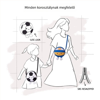 Gyerekeknek tervezett keresztpántos táska állatmintával, uniszex, utcai stílus, anyaga: diving cloth, óvodás korosztálynak