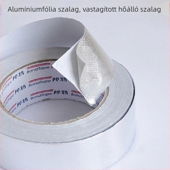 Bangte üvegszálas szalag csővédelmi célra, 160 μm vastagság, 300°C rövid távú hőállóság, alapanyag: üvegszálas szöv