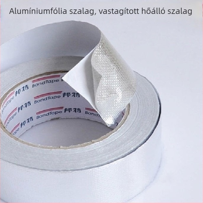 Bangte üvegszálas szalag csővédelmi célra, 160 μm vastagság, 300°C rövid távú hőállóság, alapanyag: üvegszálas szöv