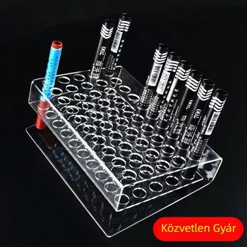 Asztali tolltartó lépcsős tárolóval, átlátszó kialakítás, rekesz tollakhoz és markerhez (Anyag: műgyanta)