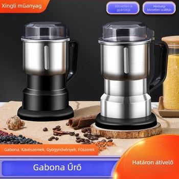 Háztartási elektromos húsdaráló, 5 L kapacitás, 5 sebességfokozat, 40 000 RPM, rozsdamentes tál és test, többfunkciós élelmiszer-feldolgozó