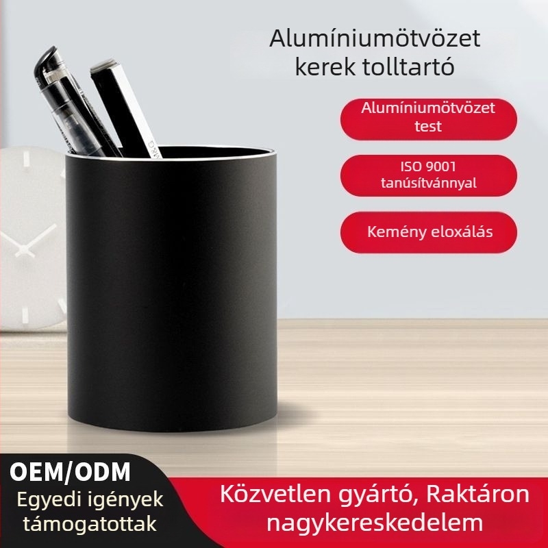  tolltartó? Wait ensure correct: Tolltartó alumínium ötvözetből irodába – asztali dísz, prémium tolltartó