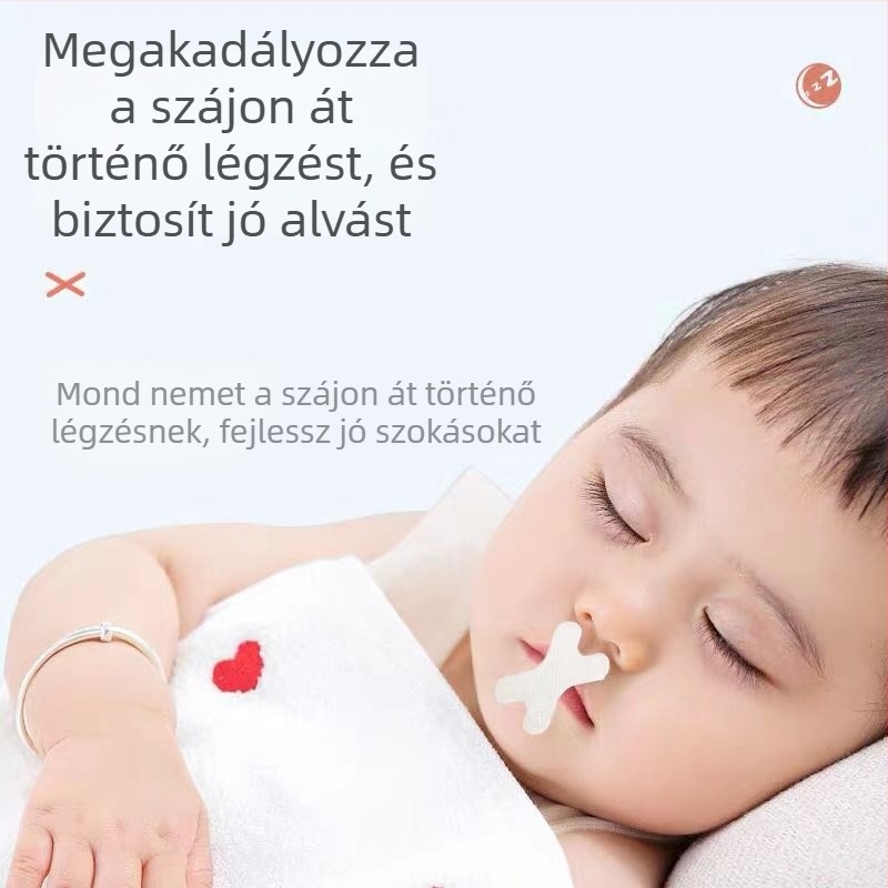 Gyermekeknek szánt szájzáró tapasz alváshoz – alvó szalag, anti-snapping, biztonságos anyag, 2022-es bevezetés