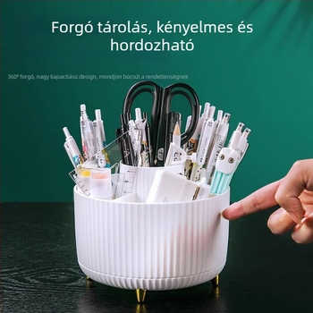 Bolens forgó tolltartó – irodai tároló doboz, kreatív és multifunkcionális diákok számára