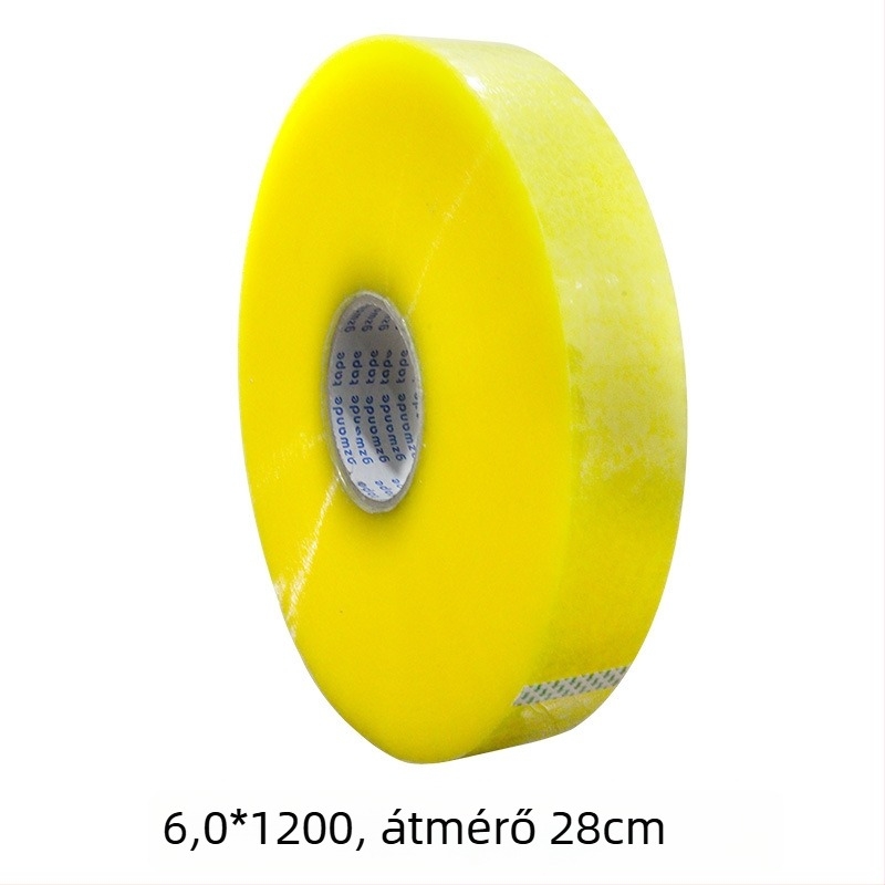 Gépzáró ragasztószalag, 52 µm vastagságú, OPP-film hátoldallal, gépi záráshoz