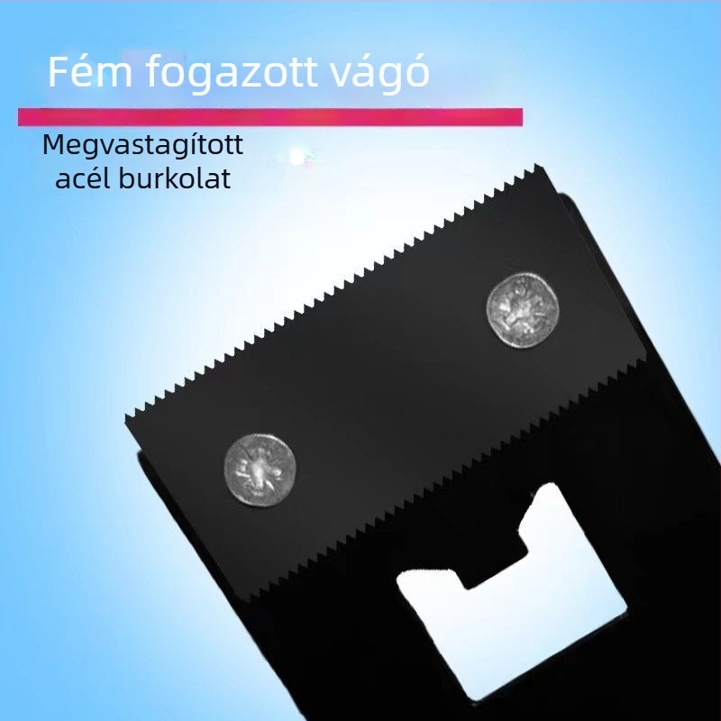 Asztali tekercsvágó tartóval, átlátszó záró dobozzal a csomagoláshoz
