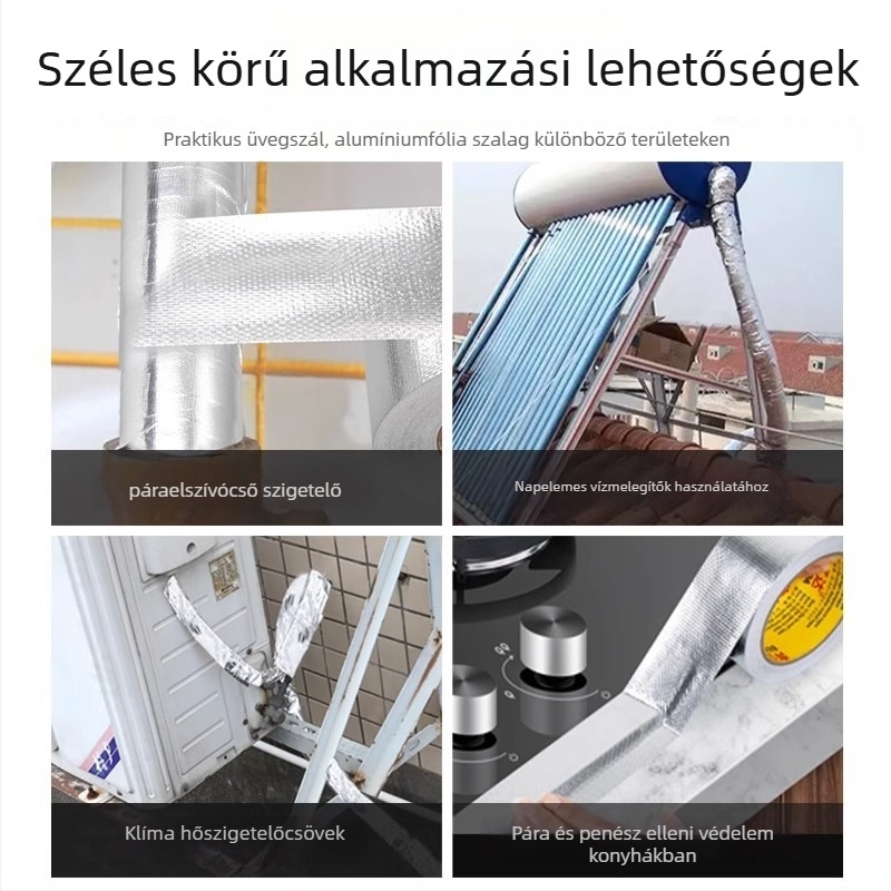 Klímarendszer csőburkolat — üvegszálas alumíniumfólia, Ben Yida márka, Modern Minimalista stílus, kivitelezés félautomata és féla manuális