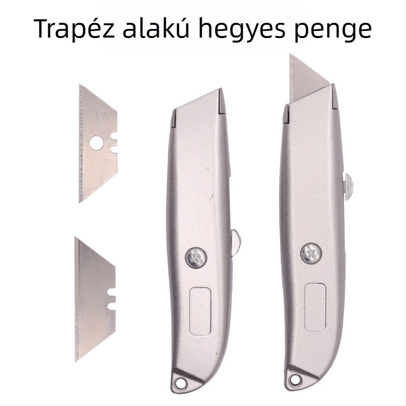 Tianhuada 1883 létra alakú sokoldalú kés trapéz alakú pengével, elektromérnökök számára, vágáshoz papírt és szőnyeg/tapéta vágásához – praktikus kézi kés