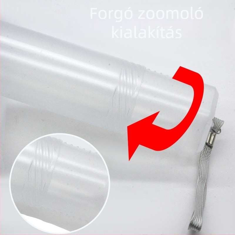 Művészeti eszközökhöz visszahúzható tolltartó - Műanyag, Kerek, Modell vastag/ vékony cső, Logó nélkül